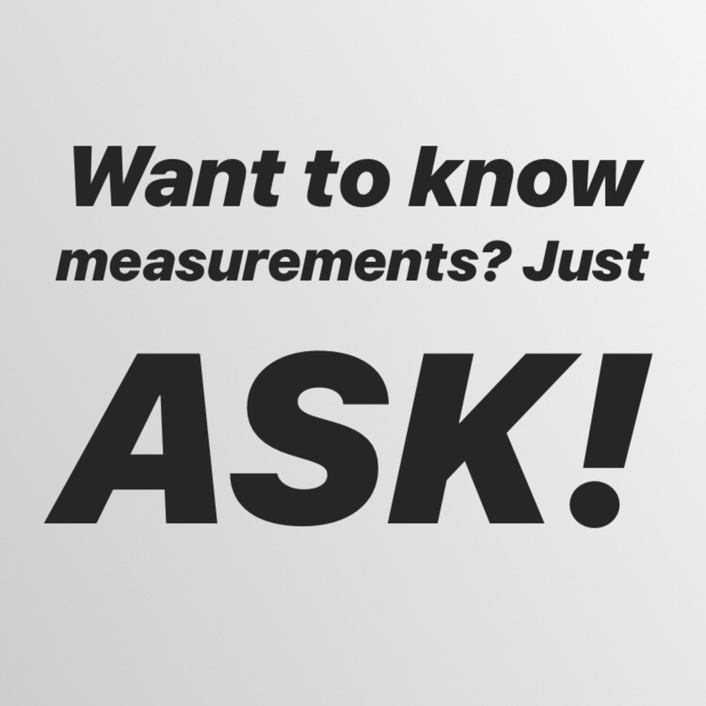 ✨MEASUREMENTS✨